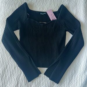 NWT Wild Fable/Target Ribbed Long Sleeve Knit Top